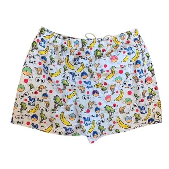 NIKBEN White Graphic Men’s Swim Shorts NWT XXL (runs small) - Picture 9 of 9